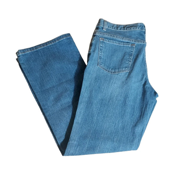 Eddie Bauer Premium‎ Denim Mid Rise Bootcut Jeans Stretch Medium Wash - Picture 6 of 10